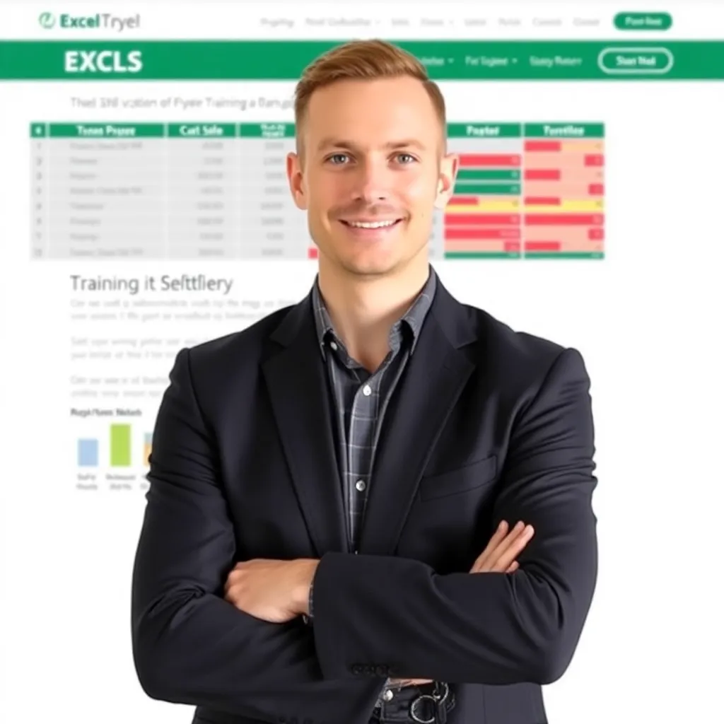 Portret van Excel trainer Bart Jansen